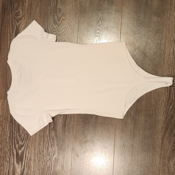 ❤️ NWT! ABERCROMBIE & FITCH WHITE HENLEY THONG BODYSUIT, MEDIUM - Picture 10 of 10